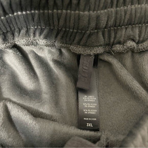 Skims Velour Jogger Pants Women’s Size 3XL Velvety Soft Pockets Drawstring Gray - Picture 3 of 5